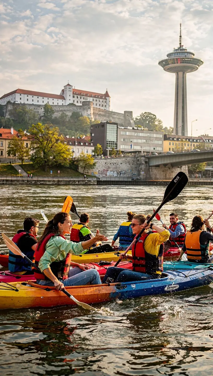 An intricately designed wooden church nestled in the picturesque Slovak countryside, reflecting traditional craftsmanship.